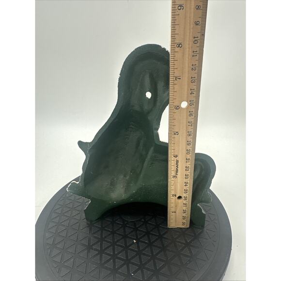 Vintage Cast Iron White Ducks Geese Doorstop Hand Painted - Picture 6 of 6